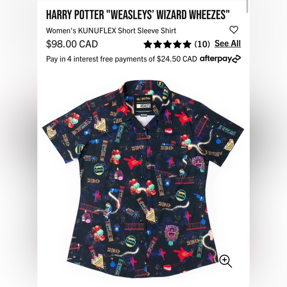 RSVLTS Harry Potter Weasley Wizards Shirt Size 4XL - Picture 3 of 3